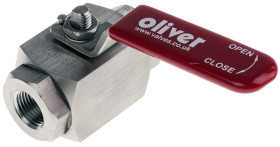 Zawór hydrauliczny kulowy przyłącze NPT 3/8 korpus ze stali RS PRO