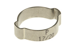 Opaska zaciskowa średnica wew 17 → 20mm z uszami RS PRO Stal nierdzewna szerokość 7.5mm