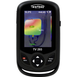 Testboy TV 293 Thermo camera Portable IR -200&#xB0;C to &#x2B;300&#xB0;C LCD 9Hz 5 Palettes