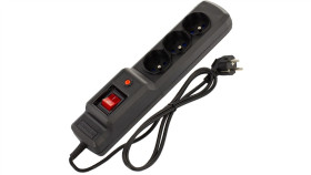 Przedłużacz Przeciwprzepięciowy 3-Gniazda Z/U Armac Multi M3 4,5M Czarny...