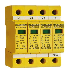 Ogranicznik przepięć Typ T2 20kA TNS EL-T2/4+0-275-FM 388 102