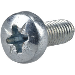 R-TECH 337050 Pozi Pan Head Machine Screws BZP M5 12mm - Pack Of 100
