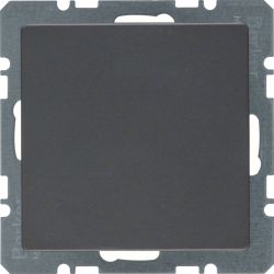 Zaślepka z płytką czołową, bez pazurków rozporowych, ant aksamit, lak