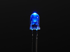 Adafruit Super Bright Blue 5mm LED (25 pack)