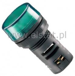 Kontrolka zielona z diodą LED 24VAC/DC , plastik