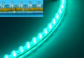 LISTWA SAMOCHOD.LED 12V 24cm GREEN