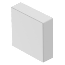 Soczewki do wskaźników, 61-977, Biały, Kwadratowy, długość: 18