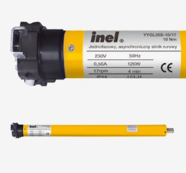 Silnik rurowy 10Nm 230V do rury oktagonalnej o średnicy 40mm