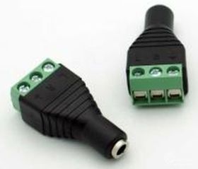 GNIAZDO JACK 3,5mm STEREO Z SZYBKOZŁĄCZEM (ZLJACK GN35-STZL)