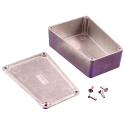 Hammond 1590TRPB Stomp Box Diecast Enclosure Trapezoid 112 x 61/79 x 39 Natural