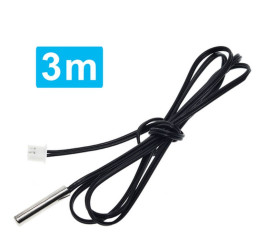 CZUJNIK TEMPERATURY NTC 10K B3950 – SONDA Z KABLEM 3M (NTC10 K-30)