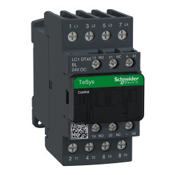 Stycznik 24 V dc Schneider Electric styki: 4 40 A 4NO Płyta, szyna Śruba LC1DT40BL