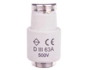 Wkładka bezpiecznikowa BiWts 63A DIII gF 500V LE33F63