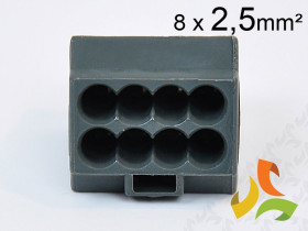 ZŁĄCZKA INSTALACYJNA GWINTOWA 8x2,5mm