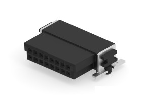 Wtyk PCB 16-pinowe raster: 1.27mm 2-rzędowe ERNI Montaż powierzchniowy Męski 1.7A 500 V