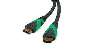 Kabel Roline Green Atc 8K Hdmi Ultra Hd Z Ethernetem, M/M, Czarny, 2 M