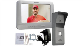 Zestaw Wideodomofonowy 1-Rodzinny 4-Żyłowy Ds-Kis203t
