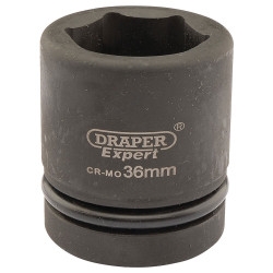 Draper Expert 05116 Expert 36mm 1&quot; Square Drive Hi-Torq&#xAE; 6 Point Impact Socket