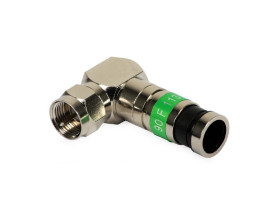 Wtyk F Kompresyjny Triset-113 profesjonal zielony katowy