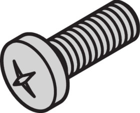 Wkręt, typ: Śruba, do użytku z: Eurorack, panele przednie, Novastar, Varistar, Varistar CP, M6