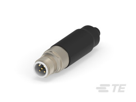 Przemysłowe złącza okrągłe 5-pinowe M12 Montaż na kablu Wtyczka TE Connectivity