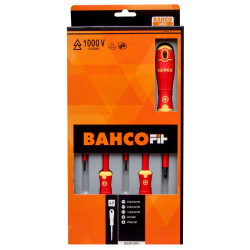 Bahco B220.005 BahcoFit Insulated VDE Screwdriver Set Slot/PH - 5 Piece