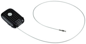 Burg Wächter Snap+Lock 715/90 SB Zapięcie rowerowe kablowe czarny Zamek kodowy