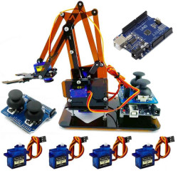 Robotyczne ramię robota 4DOF joystick serwa mikrokontroler zgodny z Arduino pełny zestaw