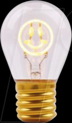 237384 LED decorative lamp, smile, rechargeable