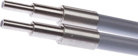LS100309, bariera światłowodowa, 1m, głowica: Stal nierdzewna 35 dł. Ø3,5 Ø5,6 Ø8, wyjście światła Axial