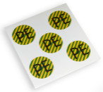 Grounding labels, text: &quot;PE&quot;, (L x W) 12.5 x 12.5 mm, vinyl, 7-1768034-3