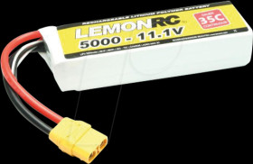 LEMONRC LiPo battery 5000, 11.1 V (35C)