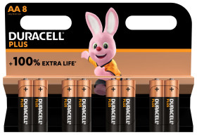 Baterie AA Duracell 1.5V Alkaliczne 3.016Ah Duracell Plus Power