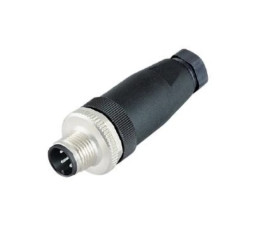 Wtyczka prosta 4P FIELDBUS M12 S/A AB-C4-M12MS-PG9 22260995