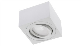 Oprawa Natynkowa Halogenowa Spot Tuba Ruchoma Amat-S Kwadratowa Biała 50Mm...