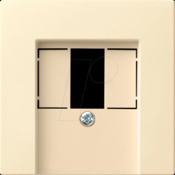 027601 Abdeckung für TAE und USB Cremeweiß glänzend