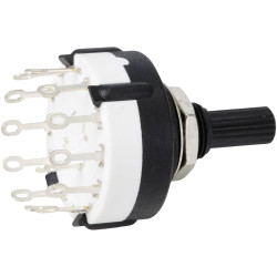 TruComponents 783102 Rotary Switch, Panel Mount, Non-Illuminated, IP40
