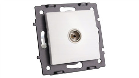 Gniazdo Telewizyjne Antenowe Tv Białe - Argo 9027