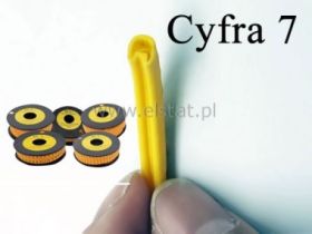 Oznacznik cyfra 7; marker 0,5-1,5mm2; 100szt