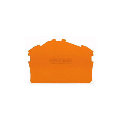 WAGO 2002-6392 0.8mm End and Intermediate Plate for 2002-6300 Series Orange