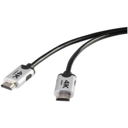 SpeaKa Professional SP-6344128 Audio & Visual Cable black 1m