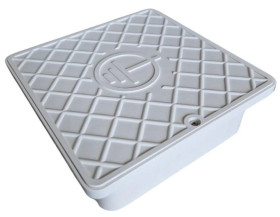 Puszka odgromowa uziomowa, na złącze 170x170x55 RAL9010