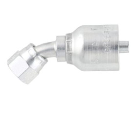 Złączka hydrauliczna, Złacze A: Przewód elastyczny 5/8 cala, Złacze B: UNF 7/8-14 żeńskie, Stal, 350 bar