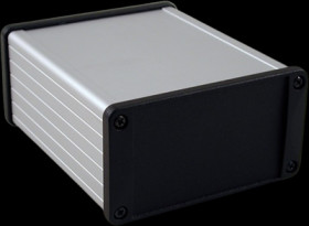 Aluminum enclosure, (L x W x H) 120 x 104 x 55 mm, natural, IP65, 1457N1201