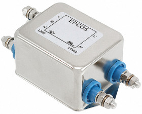 Filtr EMC 25A 1-fazowy 250 V AC/DC 50 → 60Hz 0,66 x 2 mH EPCOS Montaż w obudowie