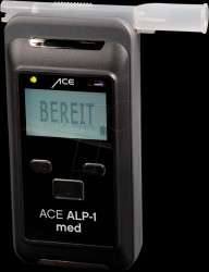 107115 Breathalyser, ACE ALP-1, Medical Cert.