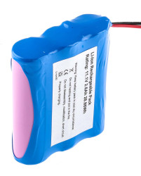 Zestaw akumulatorów 11.1V 3-ogniwowy 2.6Ah RS PRO RS PRO