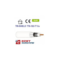 Przewód konc. 75Ω TT6-102-77 CU TRISHIlD