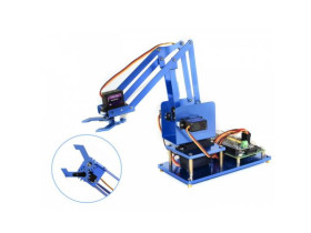 Waveshare 4-DOF Metal Robot Arm Kit for Raspberry Pi, Bluetooth+WiFi version