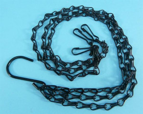 ŁAŃCUSZEK Z KARABIŃCZYKIEM 58cm POTRÓJNY